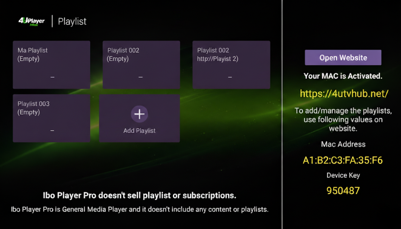 Interface 4UPLAYER MAX